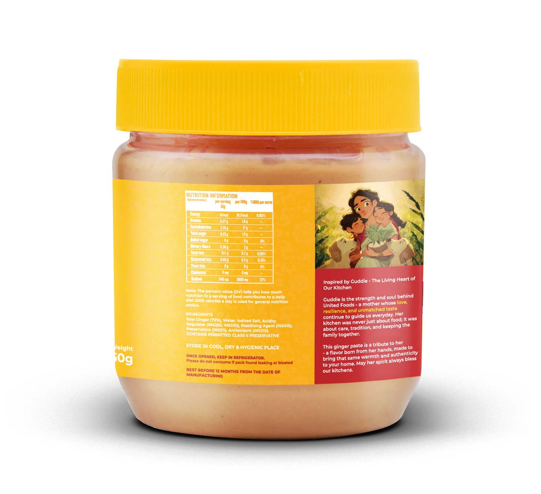 Guddie Ginger Paste Pouch (350g)