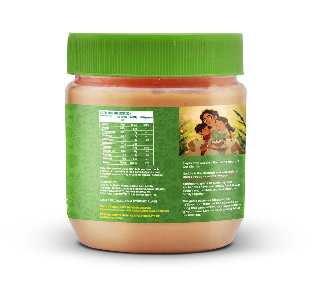 Guddie Garlic Paste Pouch (350 g)
