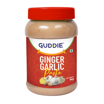 Guddie Ginger Garlic Paste Pouch (1 kg)
