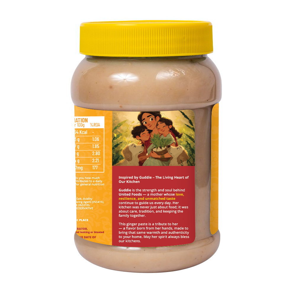 Guddie Ginger Paste Pouch (1 kg)