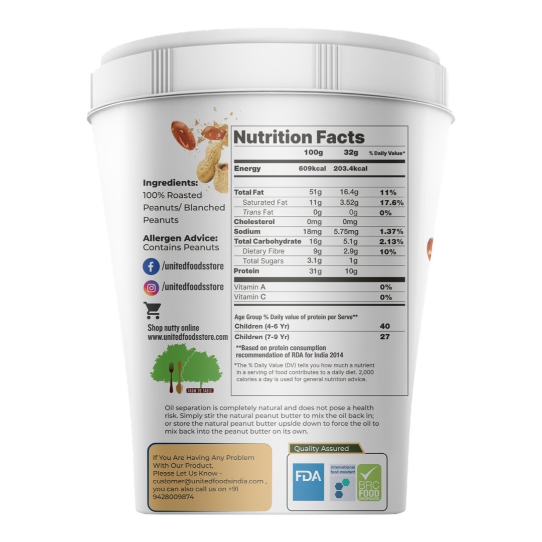 Nutty Natural Peanut Butter Crunchy